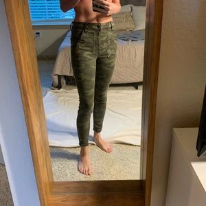 Camouflage High Rise Jeans